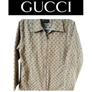 GUCCI Circa Jacket w/GG Monogram, Year: 2000. Authentic, Vintage. EUC